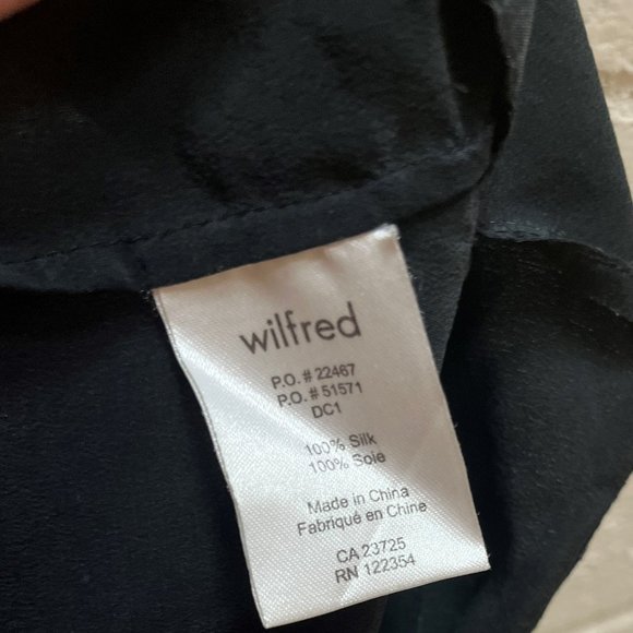 Lovely SILK Wilfred V Neck Blouse Shirt with Pockets - Picture 6 of 6